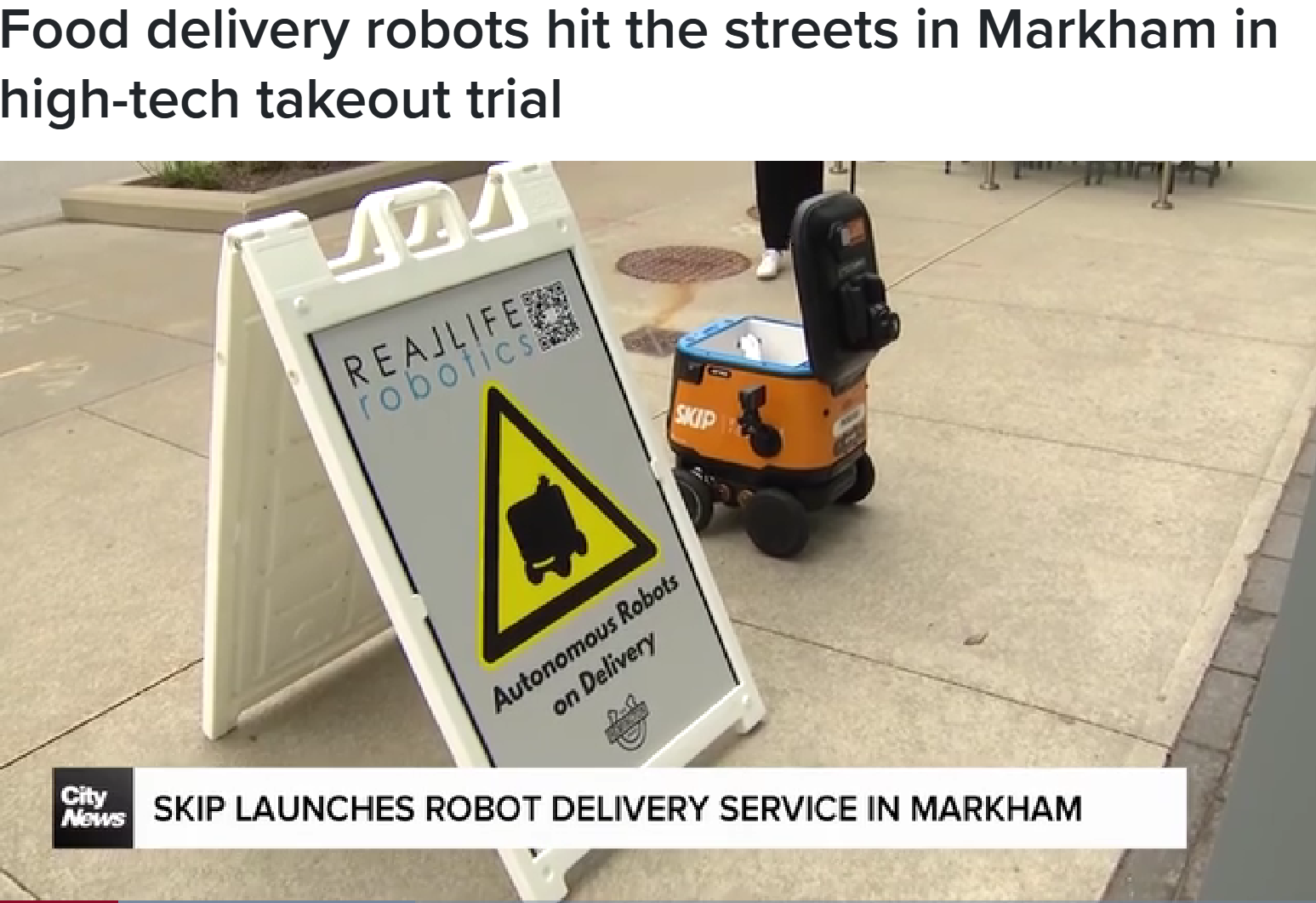 科技性变革！送餐机器人出现在万锦街头，有人担忧会取代人工- 本地新闻- 加拿大新闻- 约克论坛